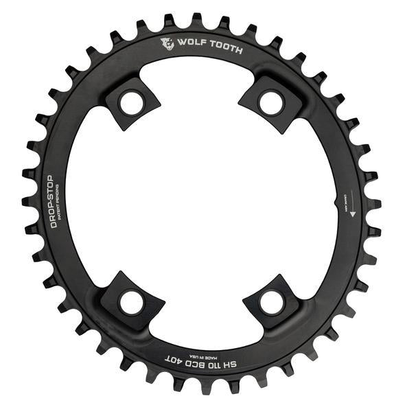 WOLF TOOTH ELLIPTICAL 110 ASYMMETRIC 4-BOLT SHIMANO CHAINRINGS