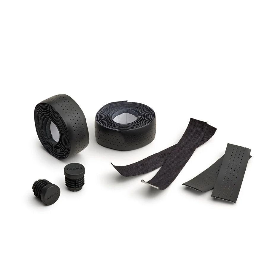 Brooks Bar Tape Leather Black